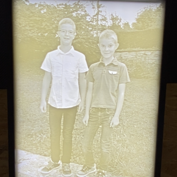 Photo 3D Lumineuse Personnalisée - Le cadeau magique (Lithophanie)